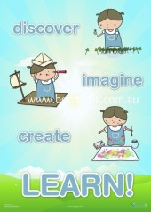 Learning Child Poster small web image